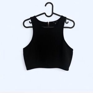 Black Cropped Tank top from Dynamite